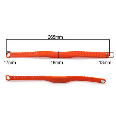 FM11RF08 RFID justierbare RFID Silikon-Manschette des Manschetten-Umbau-